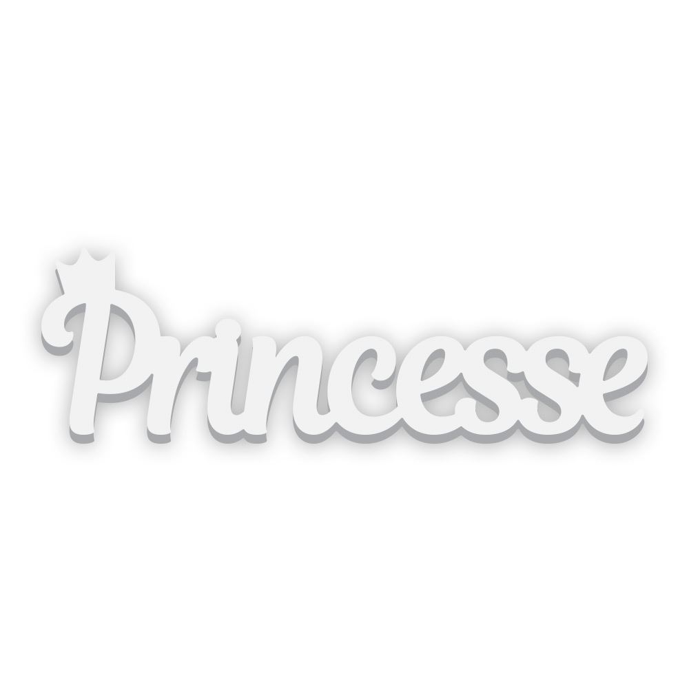 Mot deco princesse