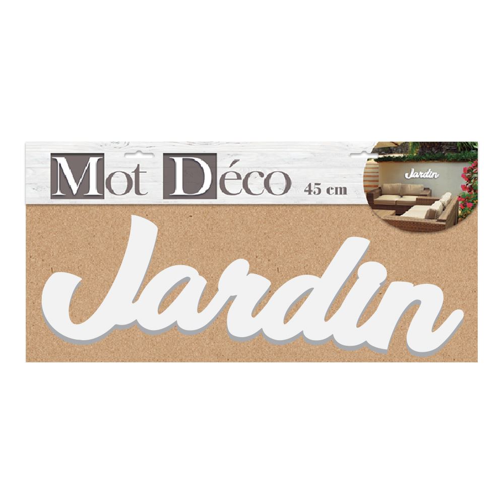 Mot deco jardin