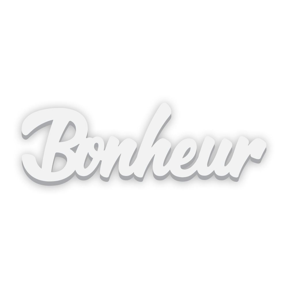 Mot deco bonheur