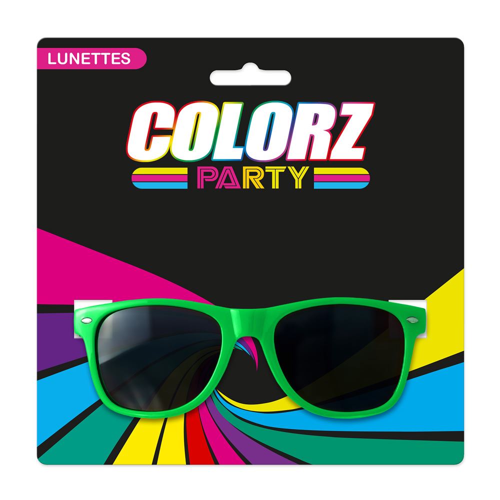 Lunettes colorz vertes