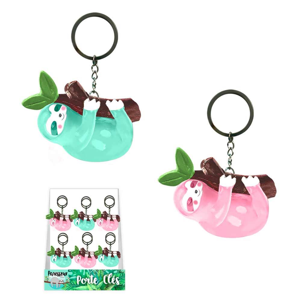 Porte cle paresseux 2mods /36pcs