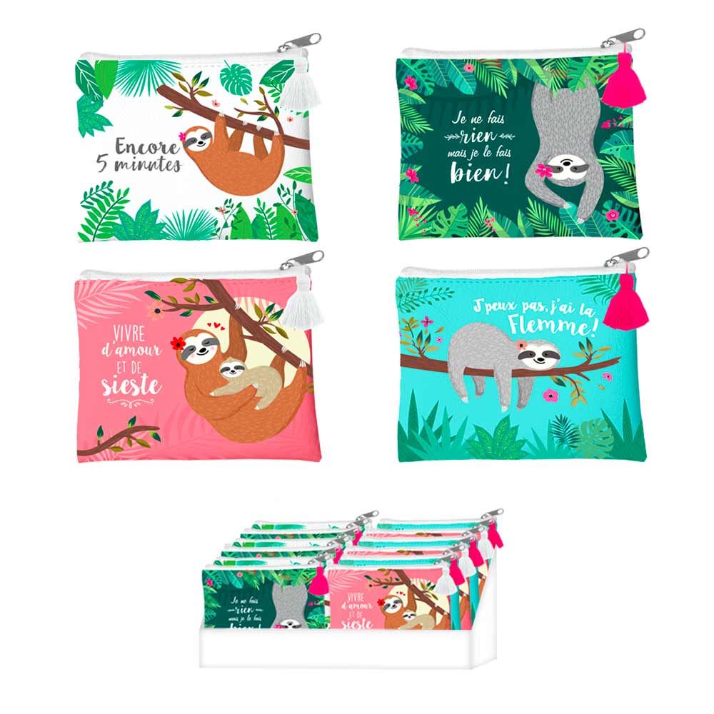 Sac pochette paresseux 4mods /24pcs