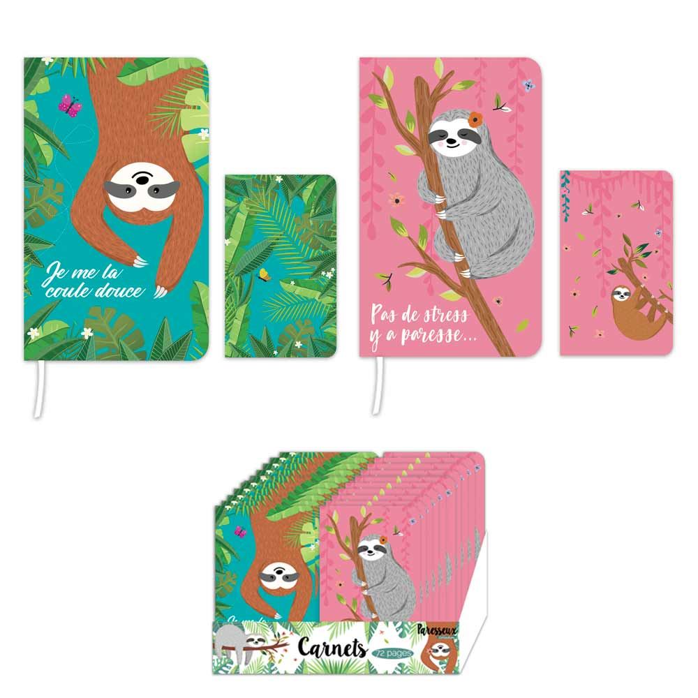 Carnet paresseux 2mods /24pcs