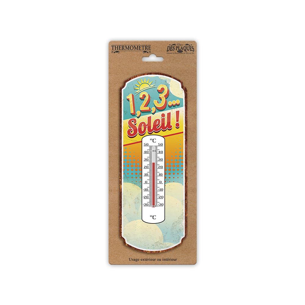 Thermometre "1,2,3 soleil"