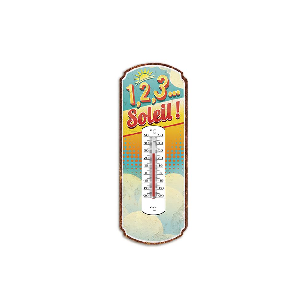 Thermometre "1,2,3 soleil"