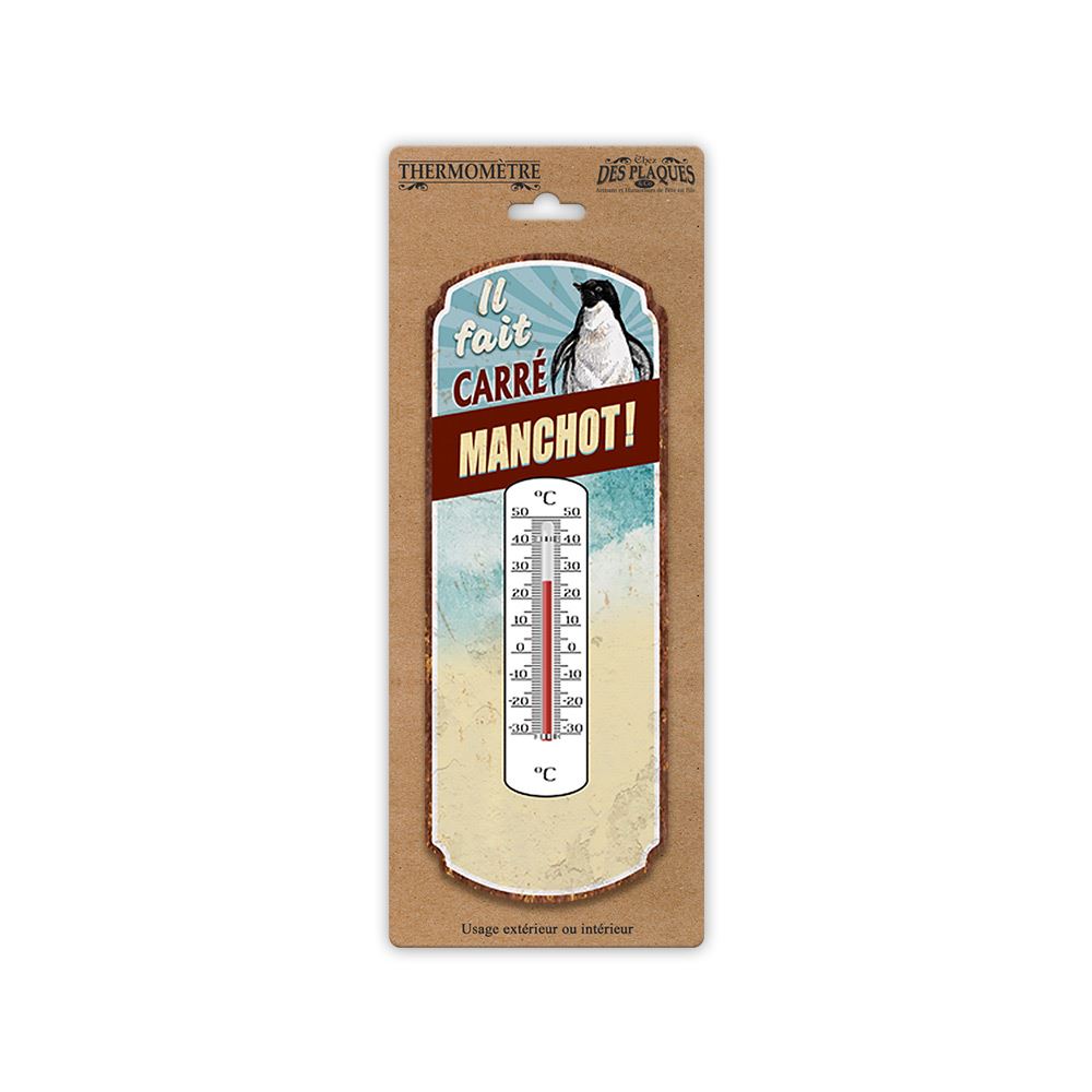 Thermometre "carre manchot"