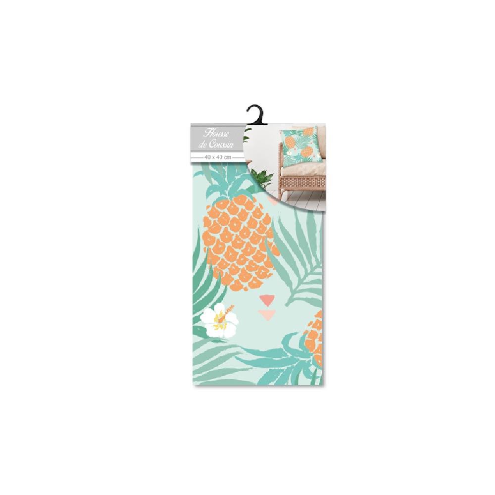 Housse coussin ananas