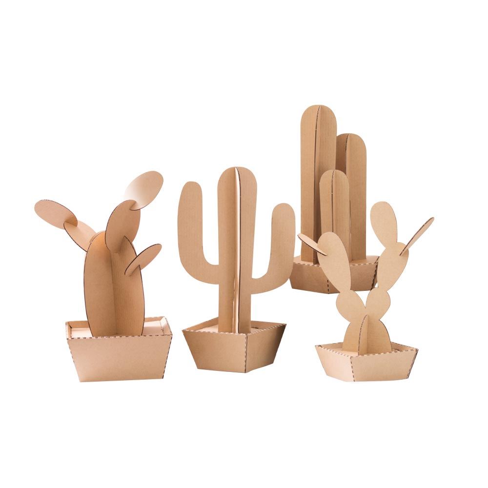 Deco carton 3d gm cactus