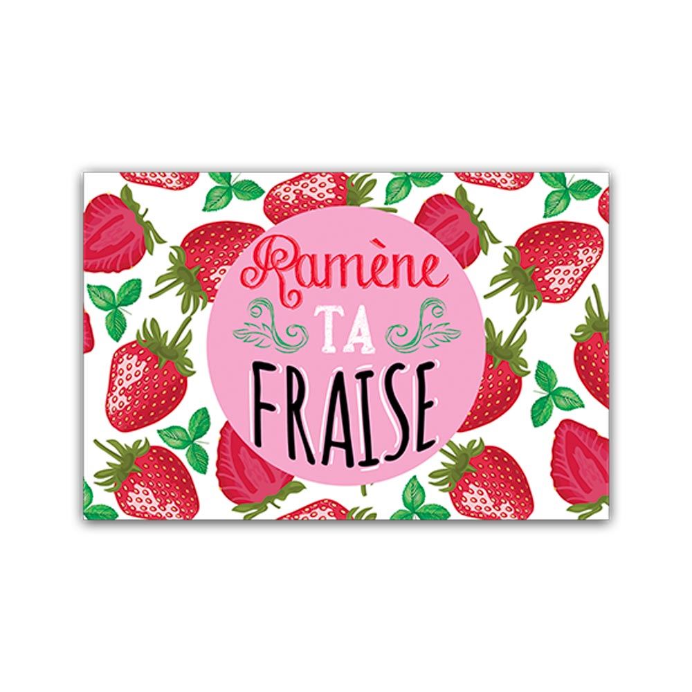 Set de table humo "ramene ta fraise"