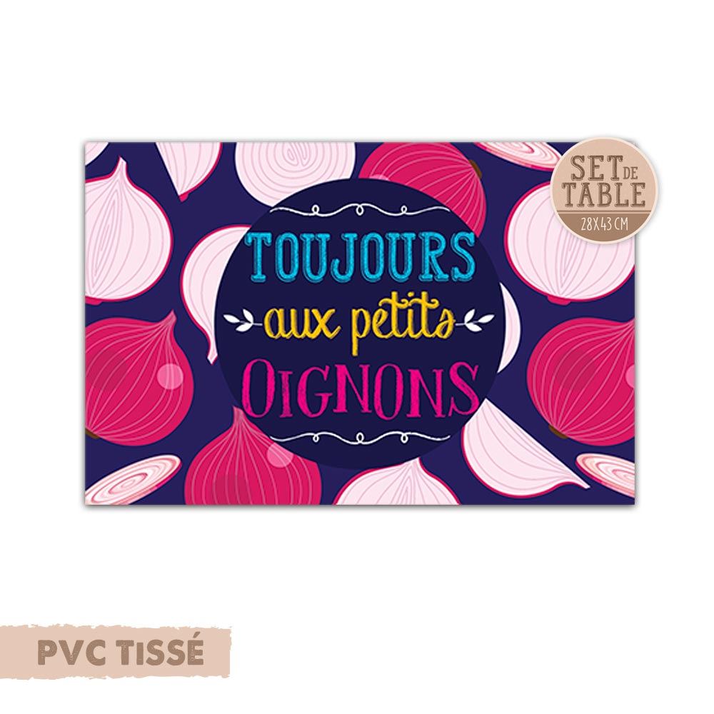 Set de table humo "toujours ..."