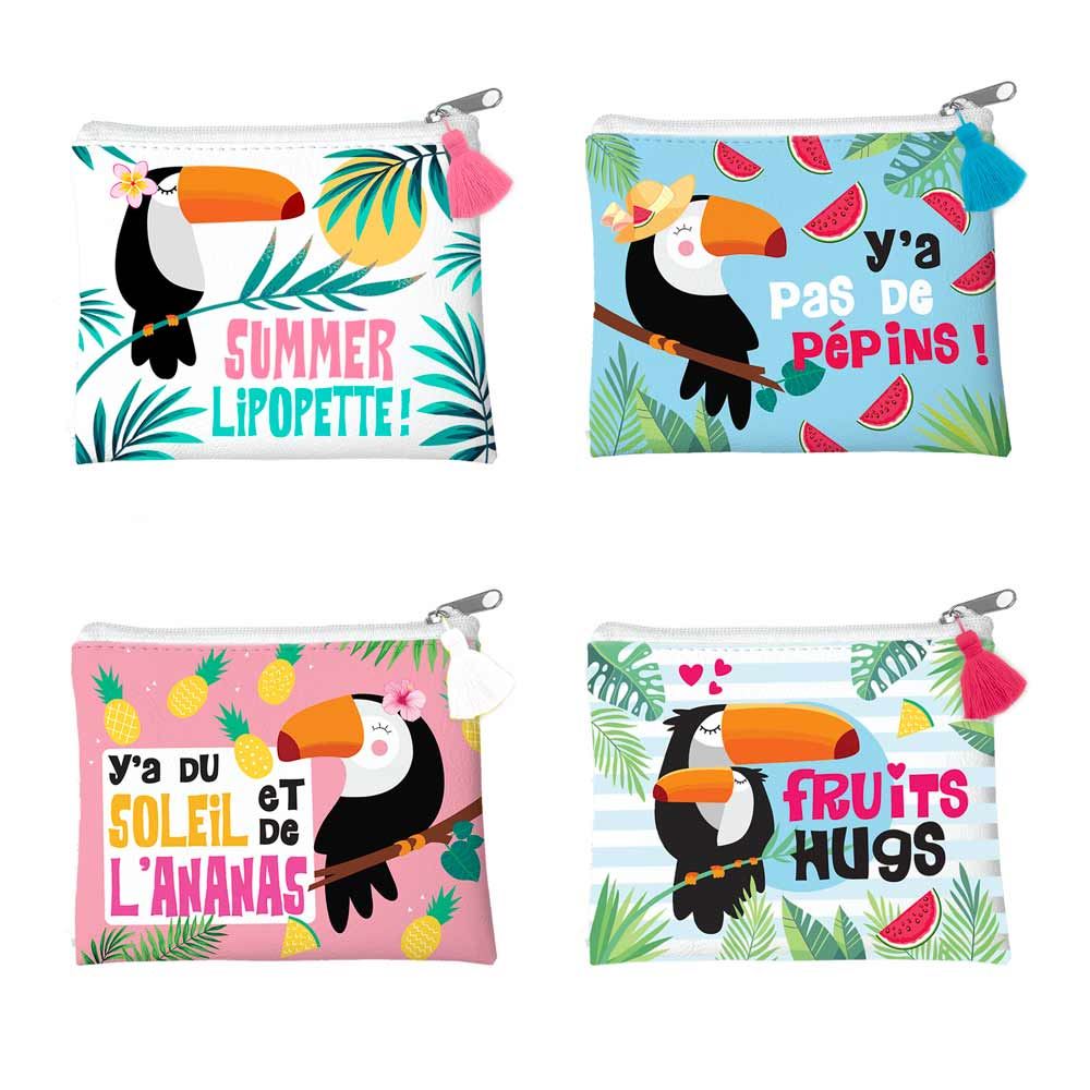 Sac pochette toucan 4mods /24pcs