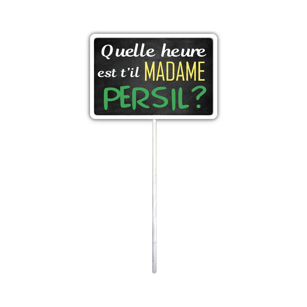 Plaque jardin "persil"