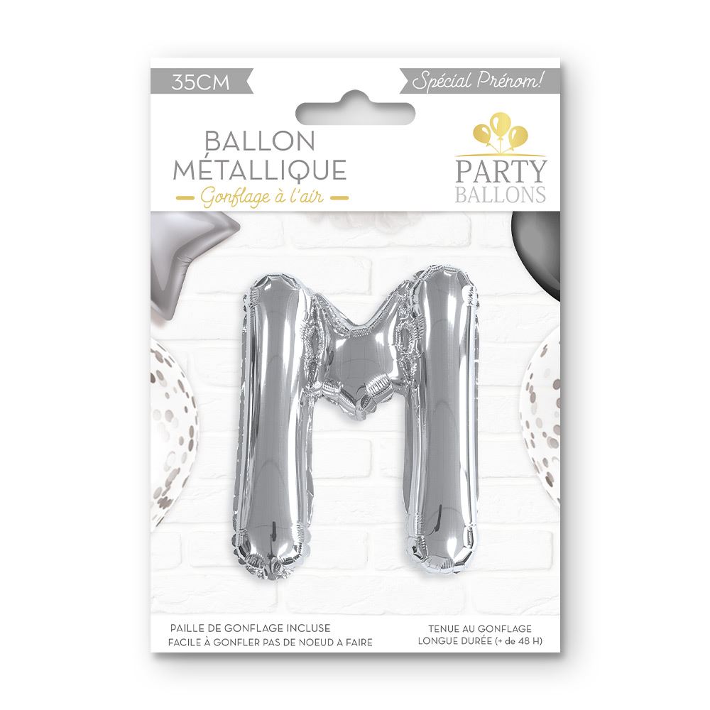 Ballon metallique m