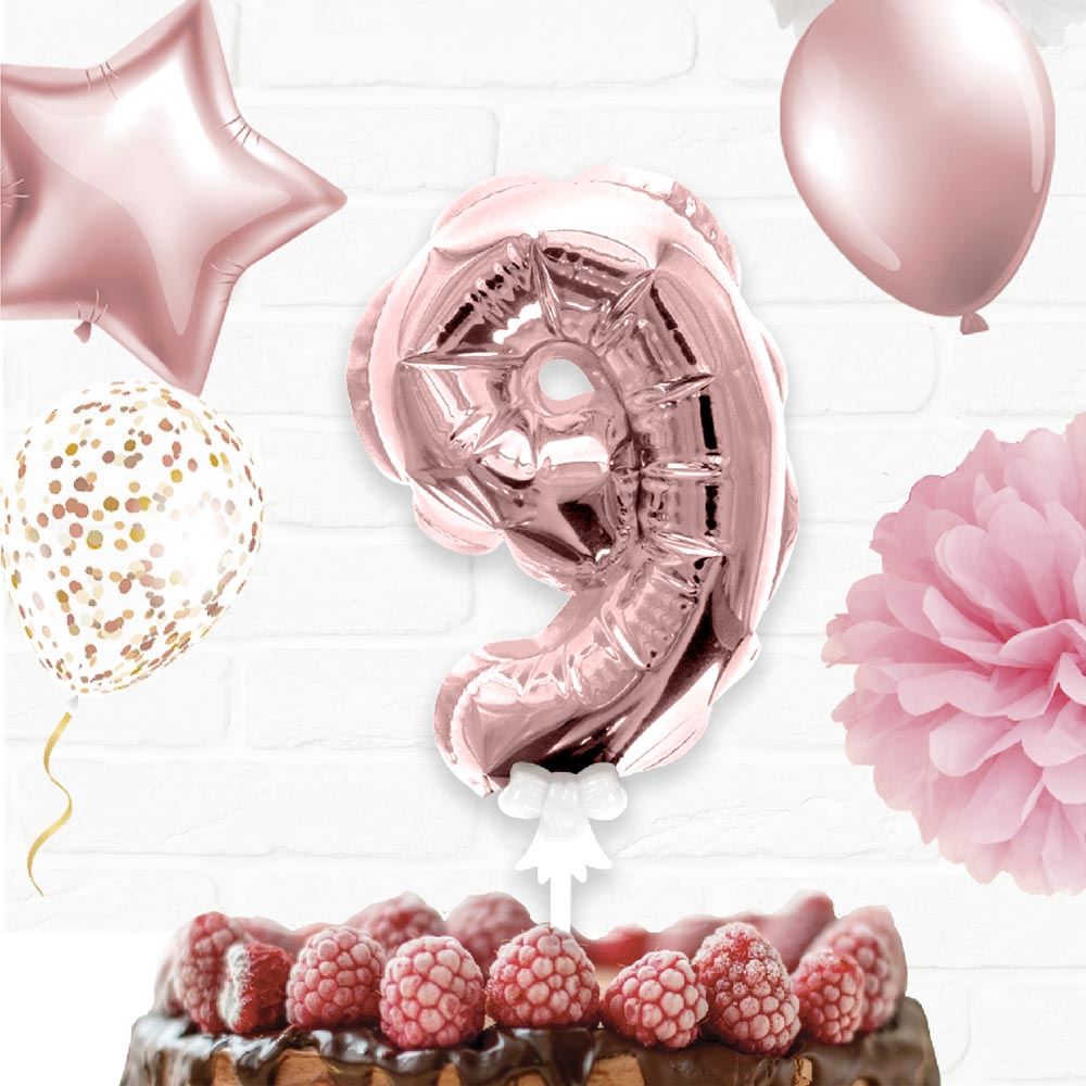 Rubrique Déco Gâteau Ballon Rose Doré