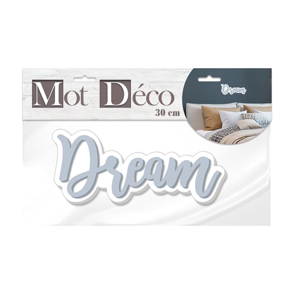 Mot deco "dream"