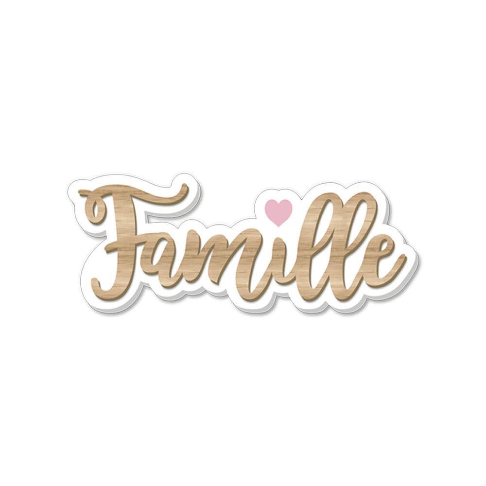 Mot deco "famille"