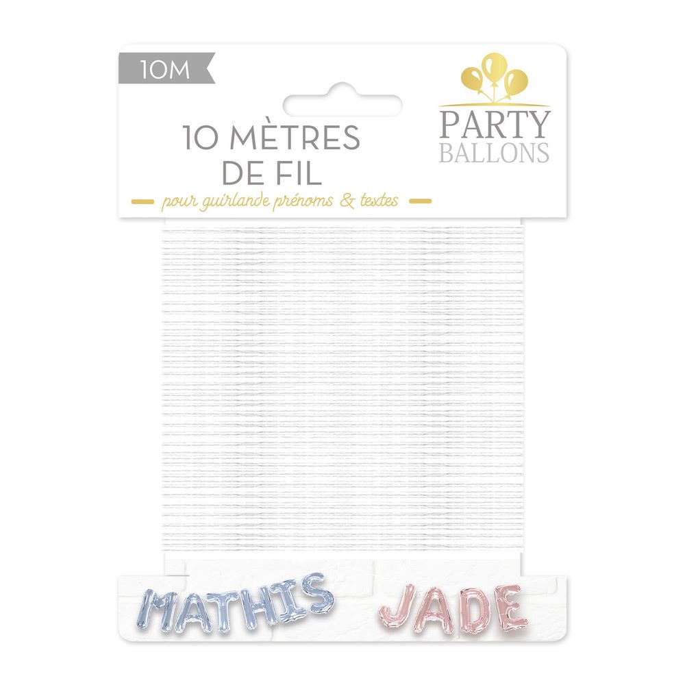 Fil pour ballons 10metres