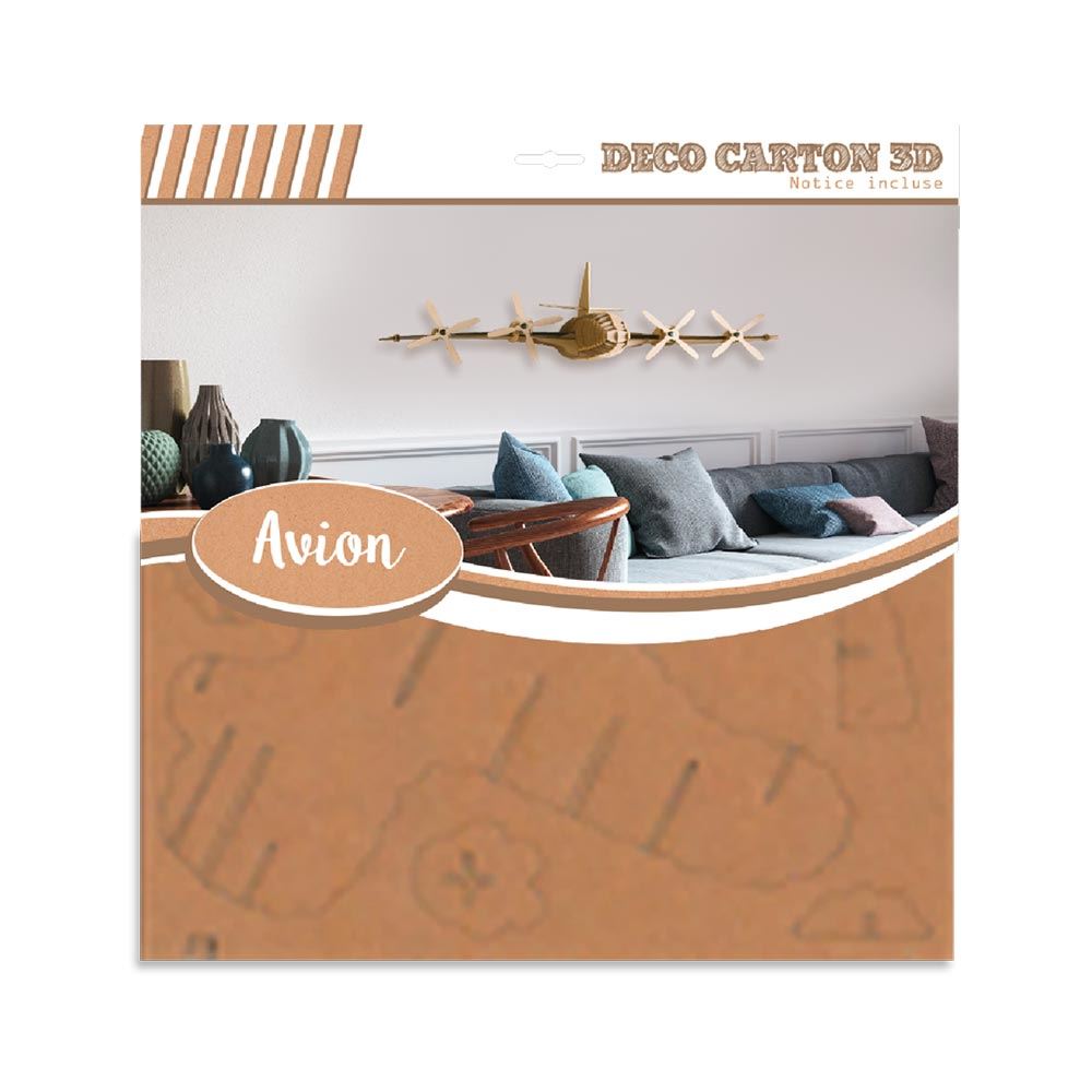 Deco carton gm avion