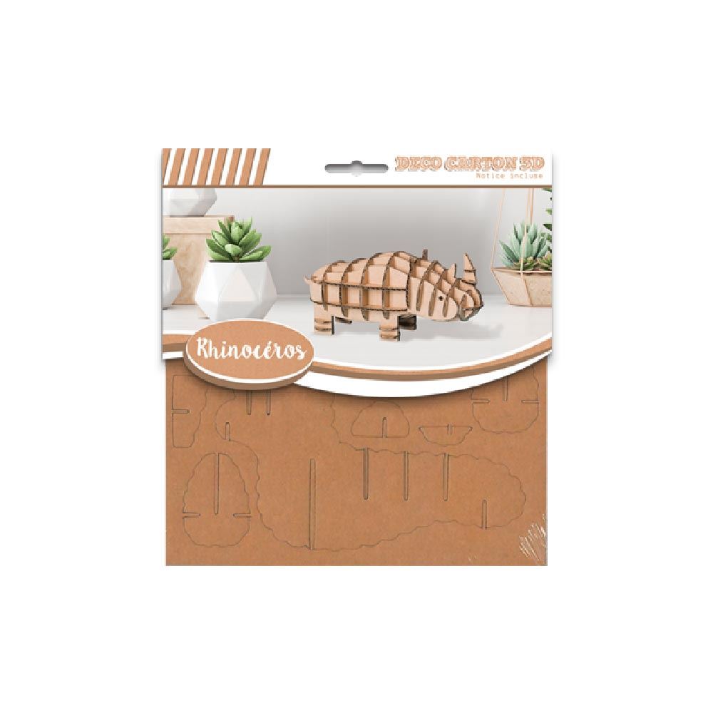 Deco carton pm rhinoceros