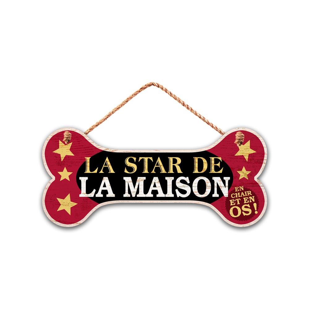 Plaque forme "star de la maison"
