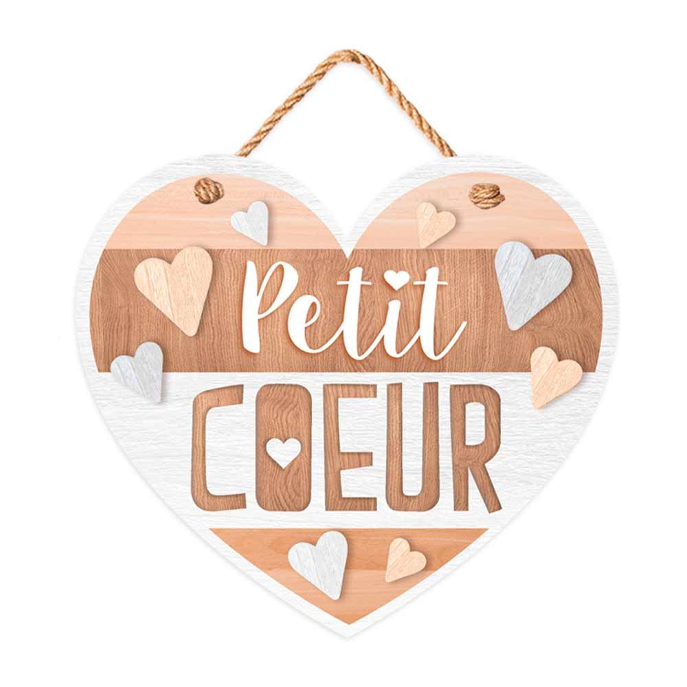 Plaque forme "petit coeur"/