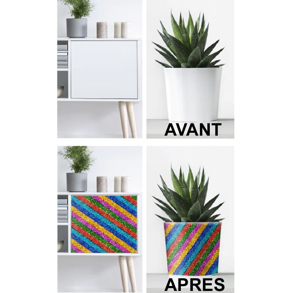 Rubrique Adhésifs paillettes