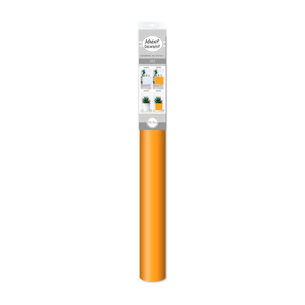 Adhesif decoratif fluo orange