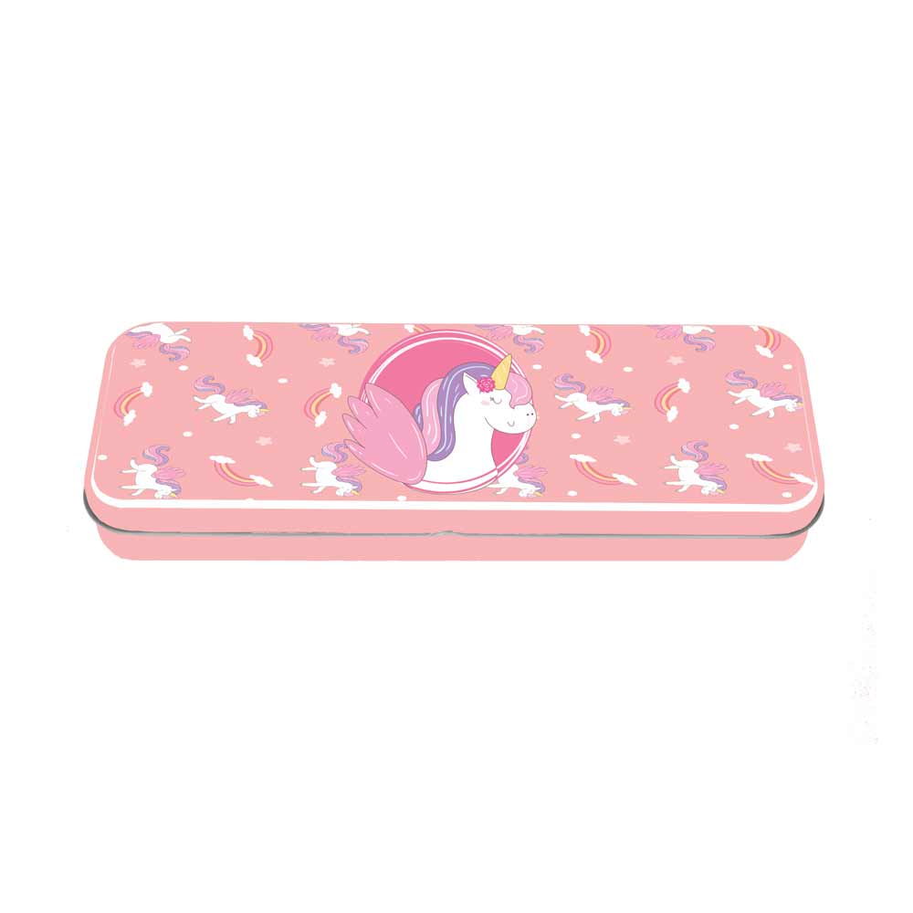 Trousse metal licorne