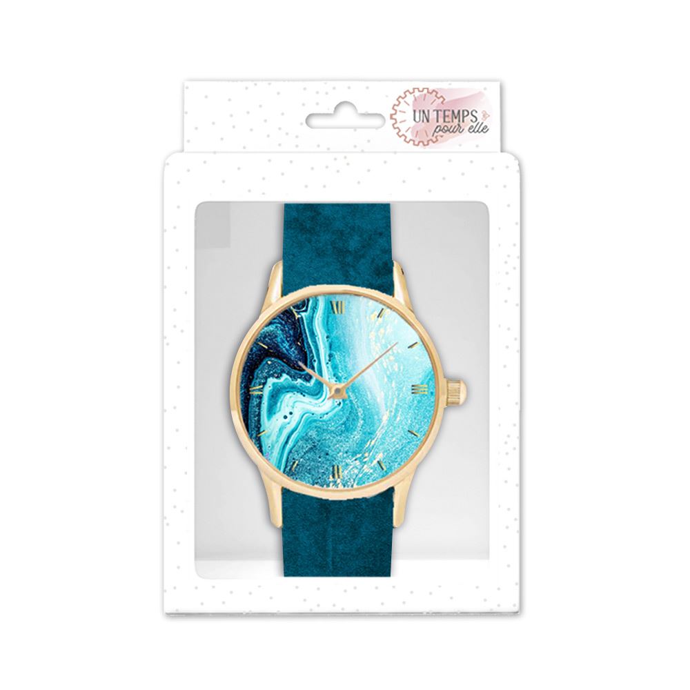 Montre velours modele 3