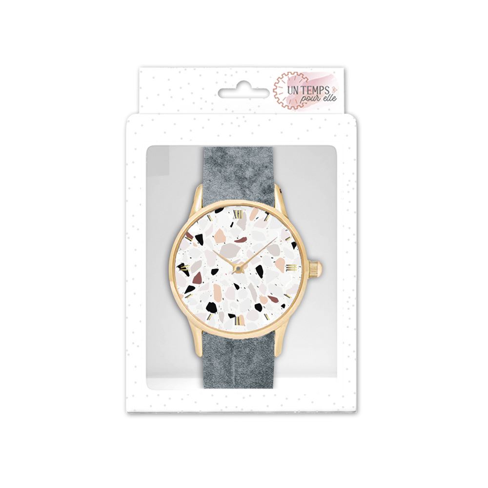 Montre velours modele 4
