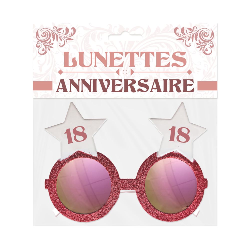 Lunettes etoile anniv 18 ans