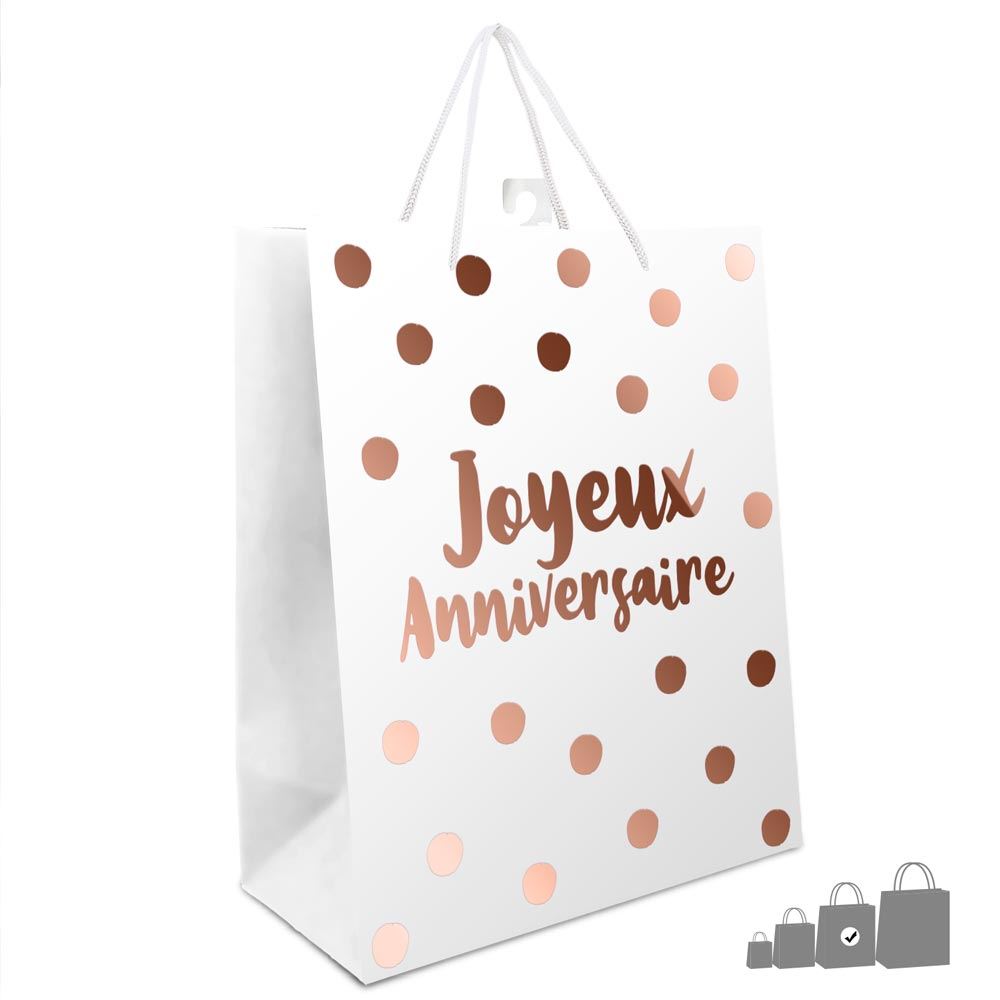 Pochette anniv party blush mm