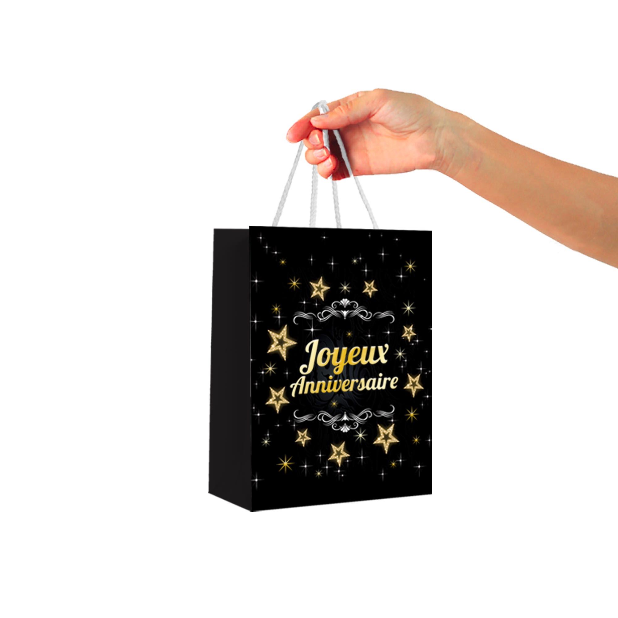 Pochette anniversaire dore pm