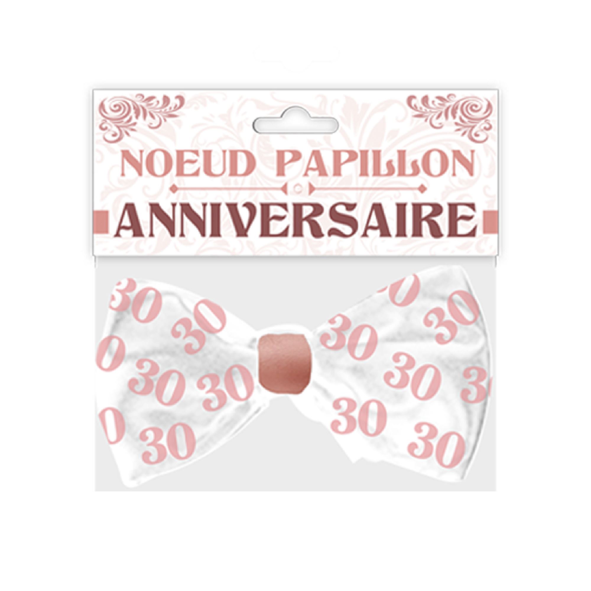 Noeud papillon anniv 30 aine fem