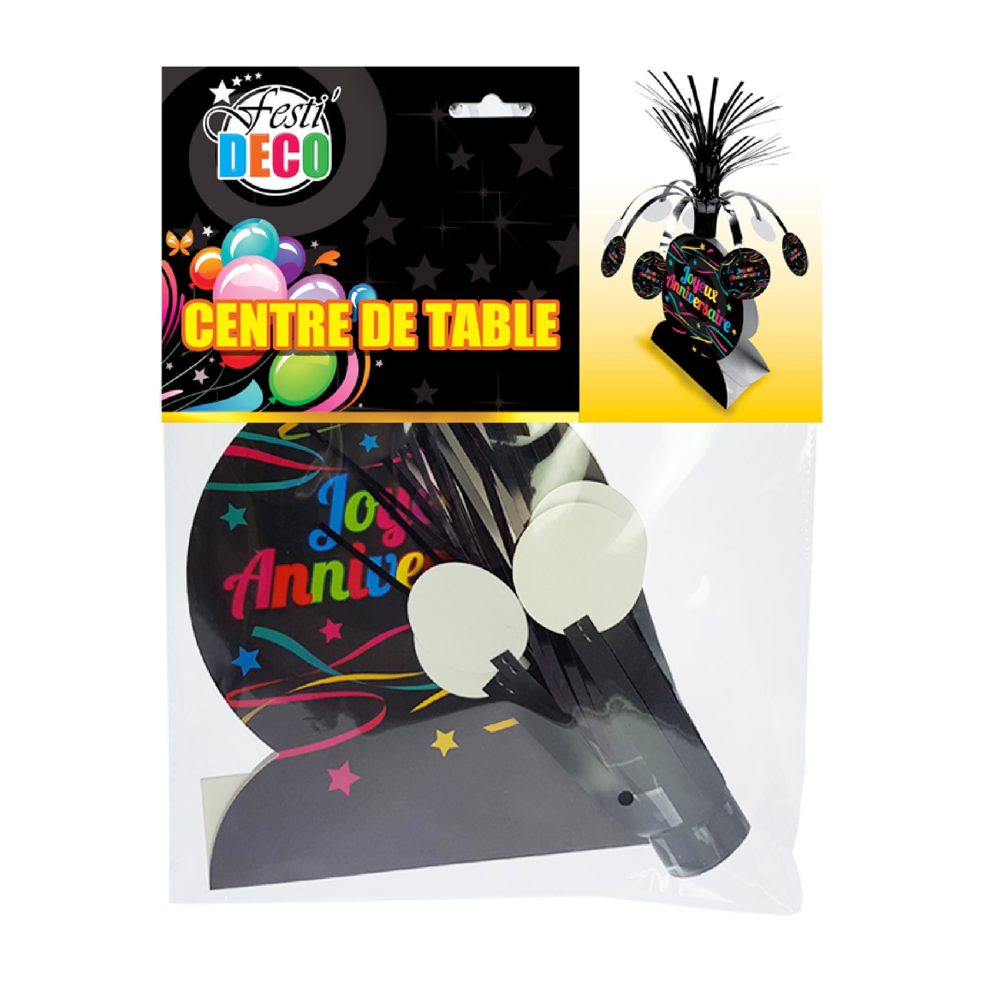 Centre de table anniversaire