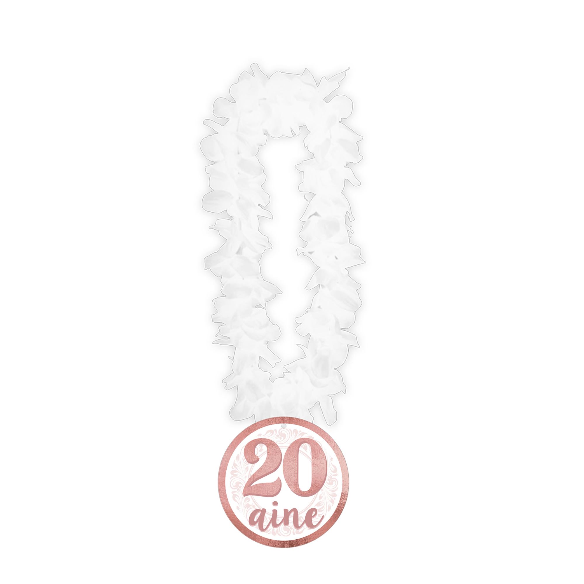 Collier fleur anniv femme 20 aine