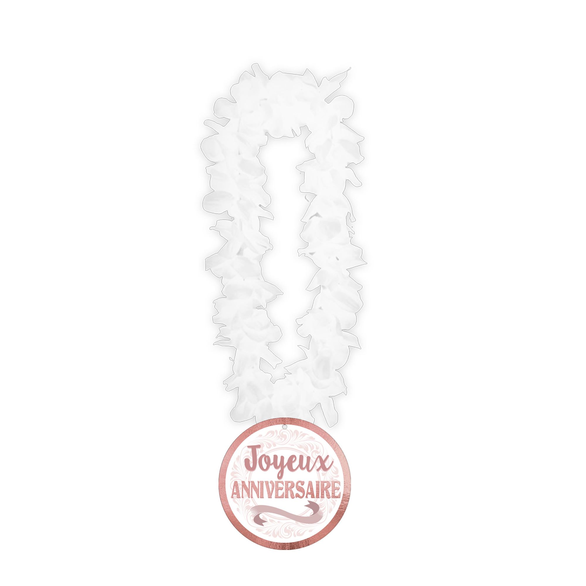 Collier fleur anniv femme