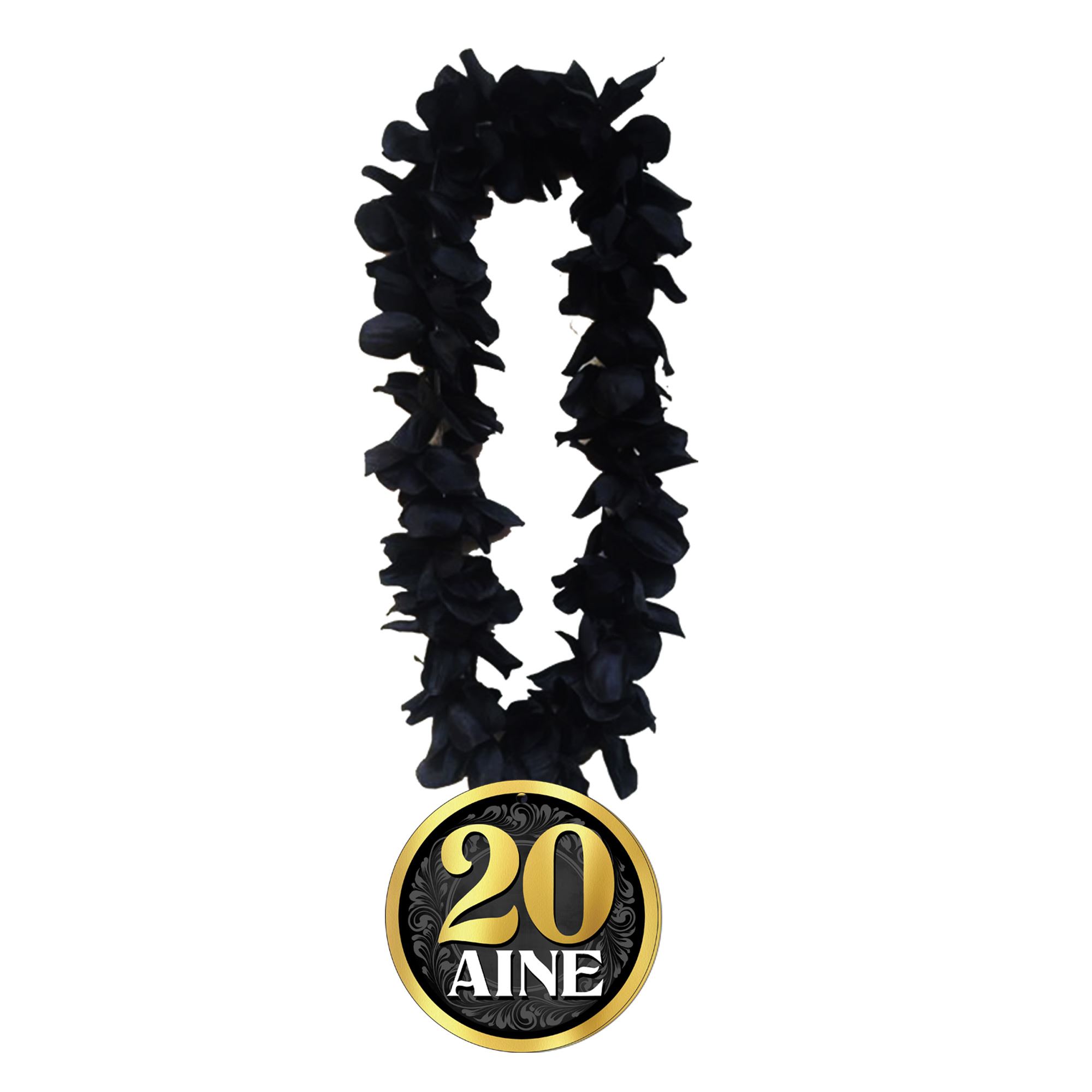Collier fleur anniv homme 20 aine