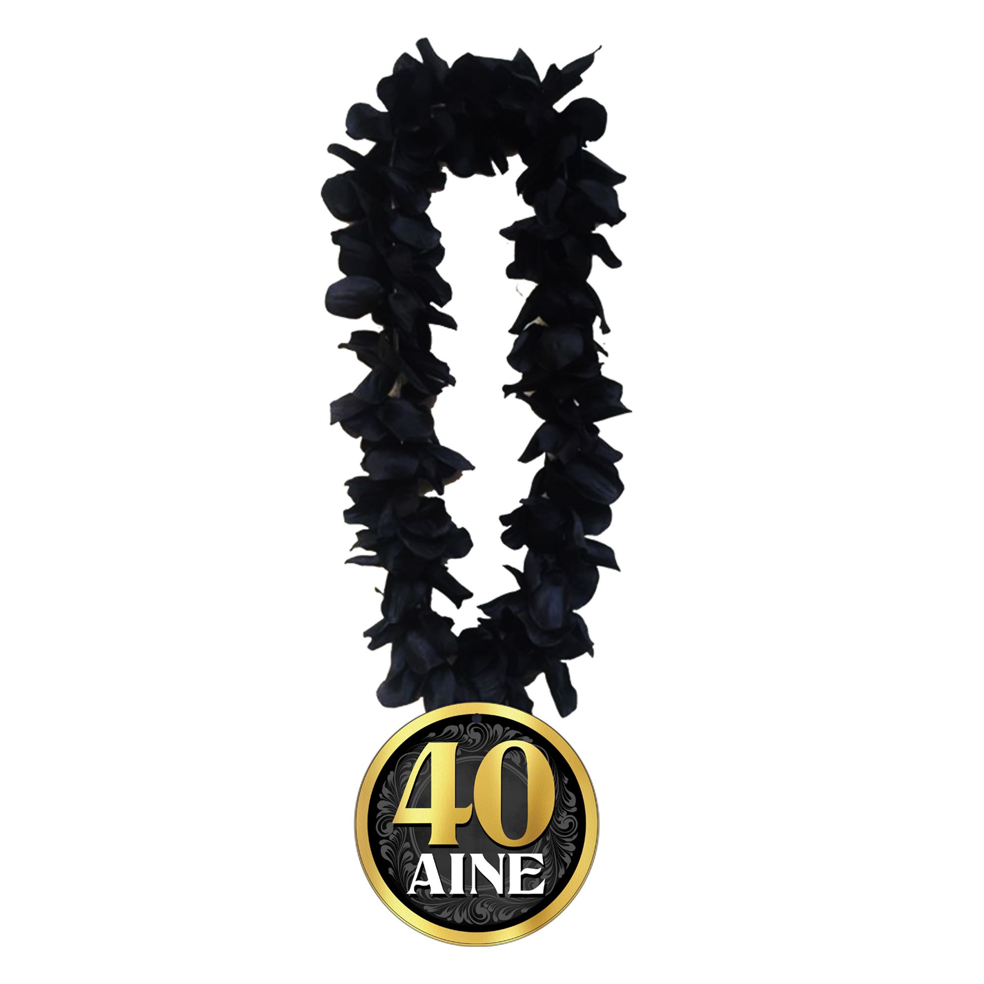 Collier fleur anniv homme 40 aine