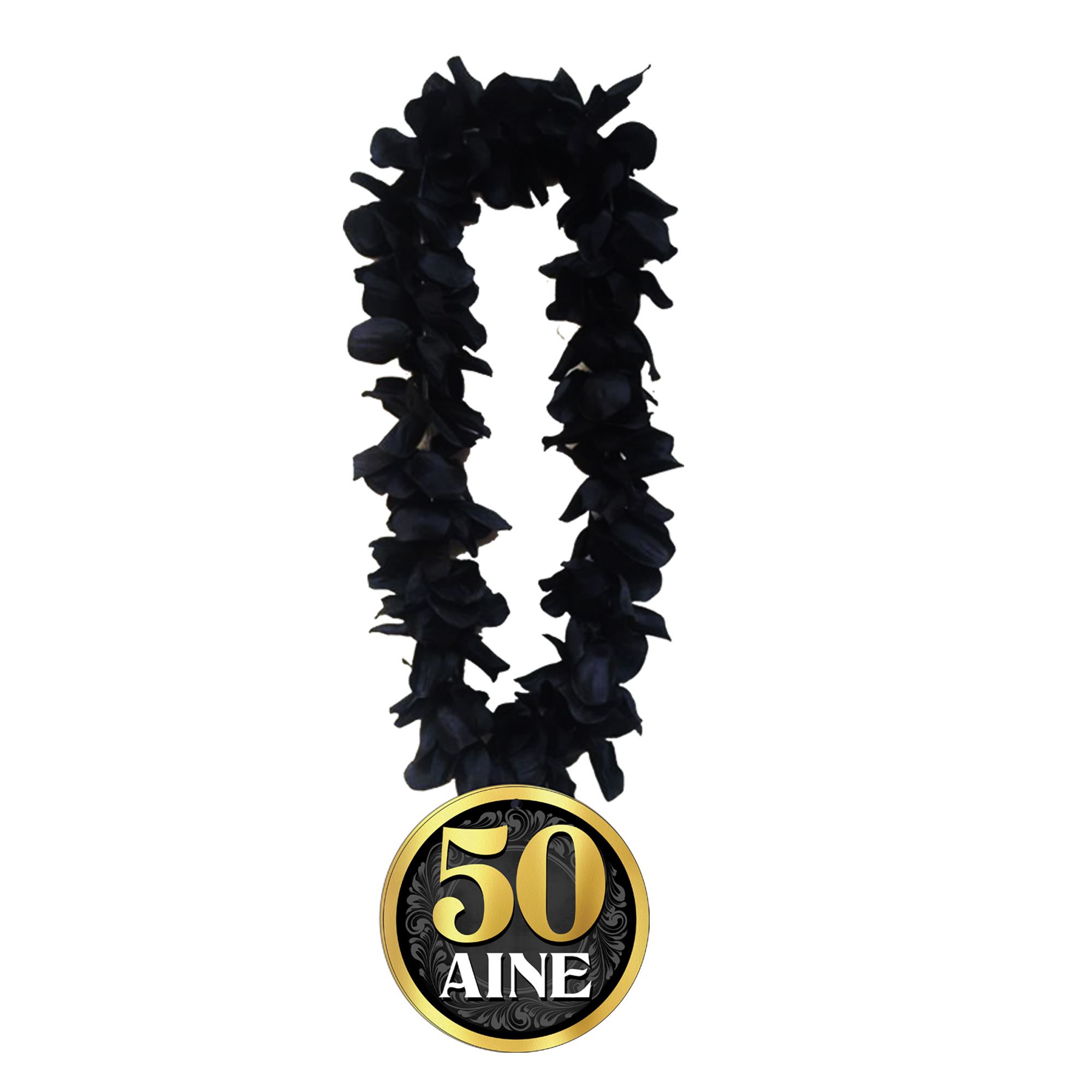 Collier fleur anniv homme 50 aine