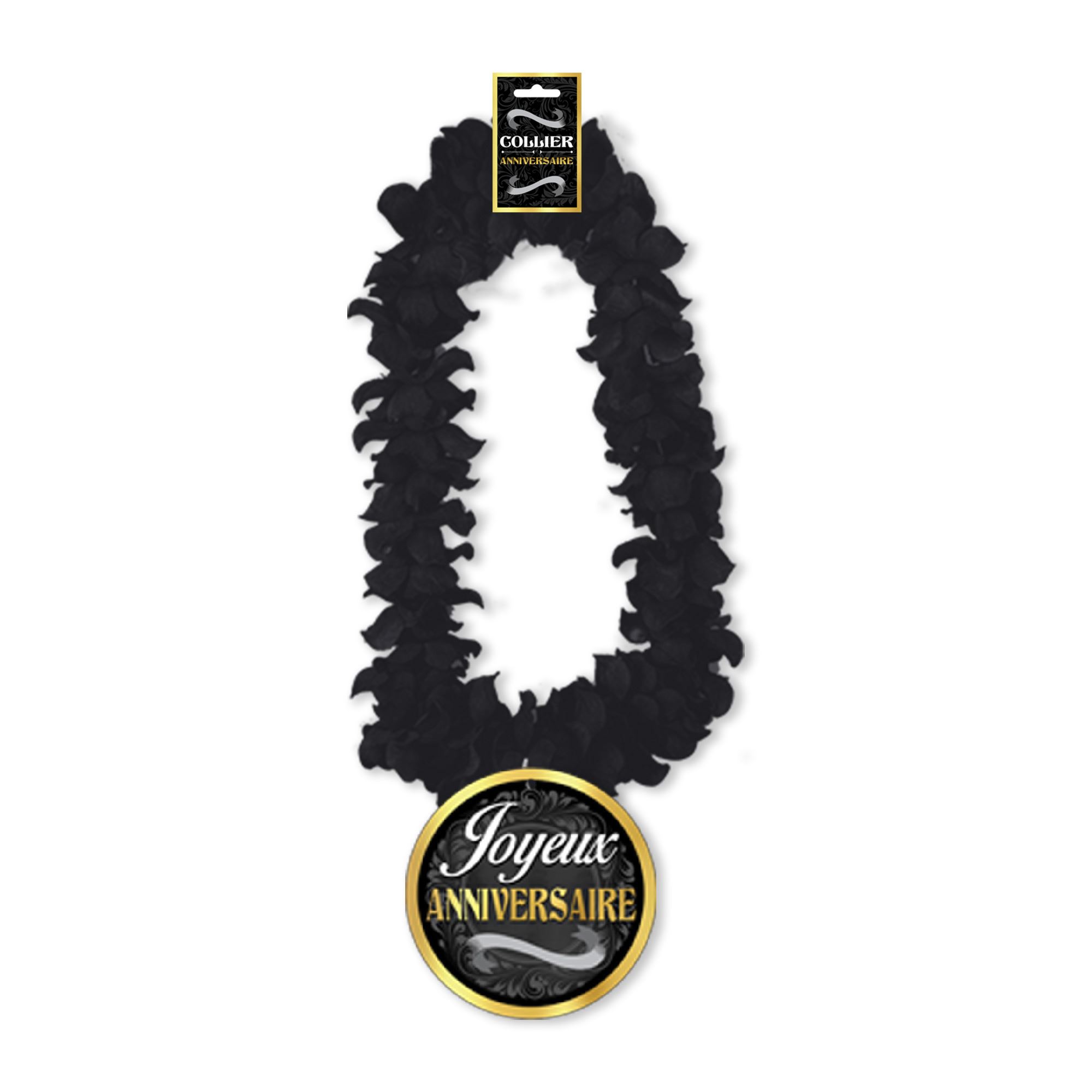 Collier fleur anniversaire homme