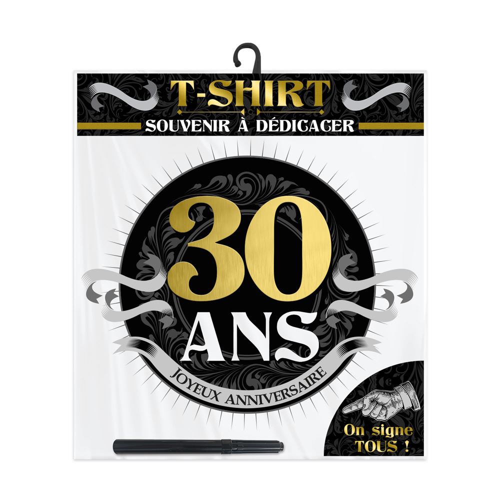 T shirt anniv 30 aine homme