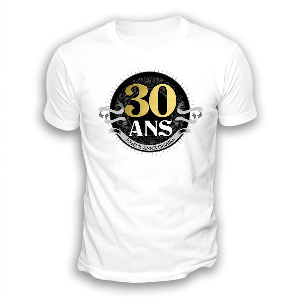 T shirt anniv 30 aine homme