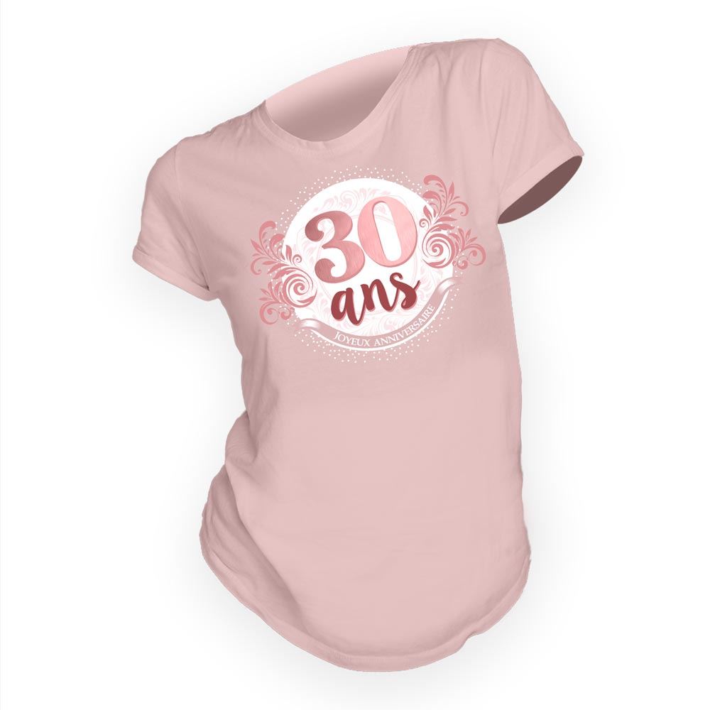 T shirt anniv femme 30 ans