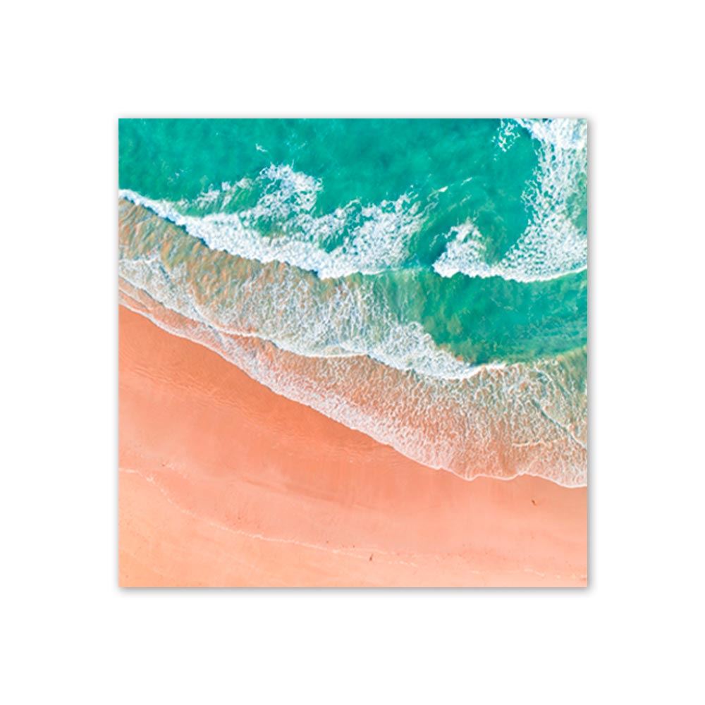 Toile plage 90x90cms