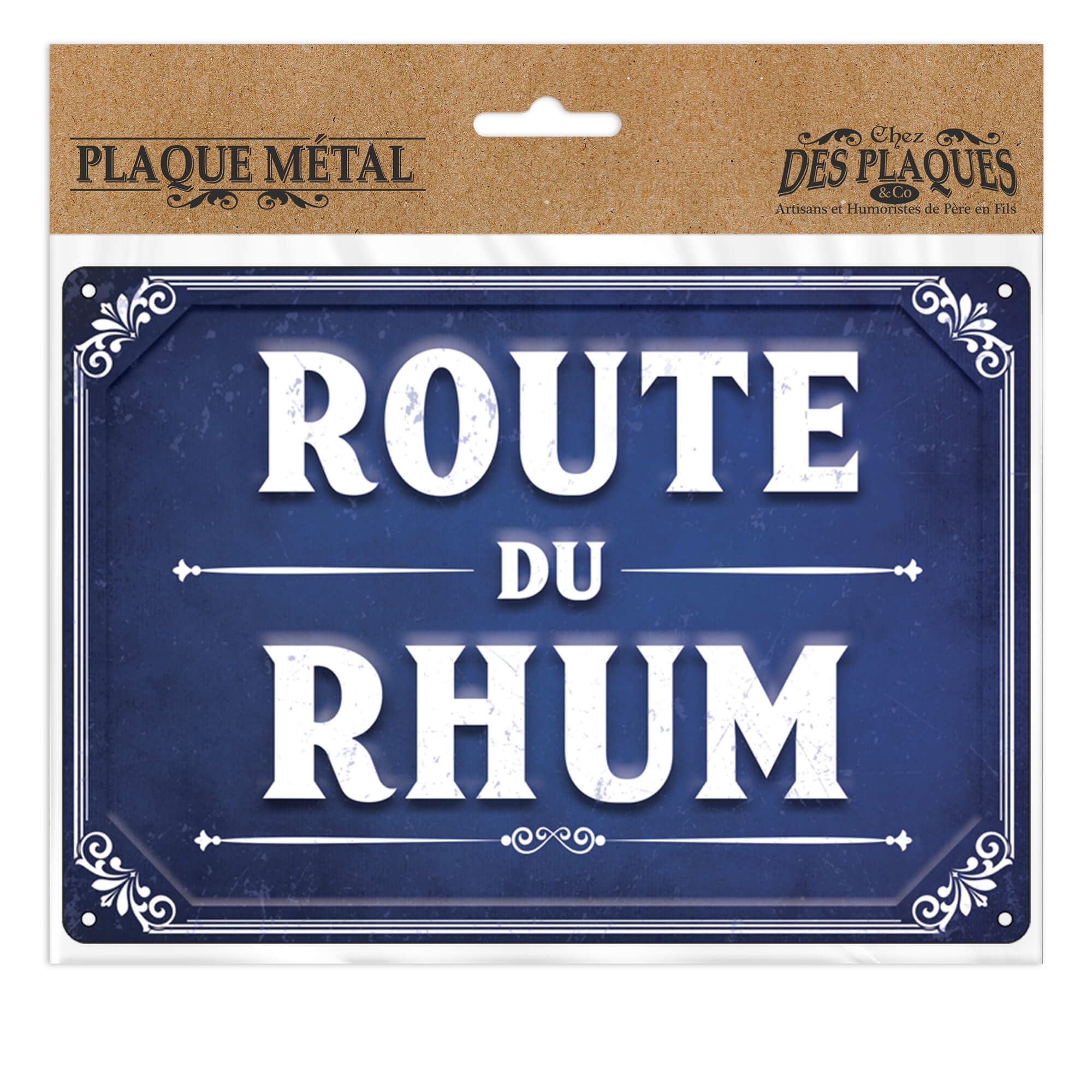 Plaque rue "route du rhum"