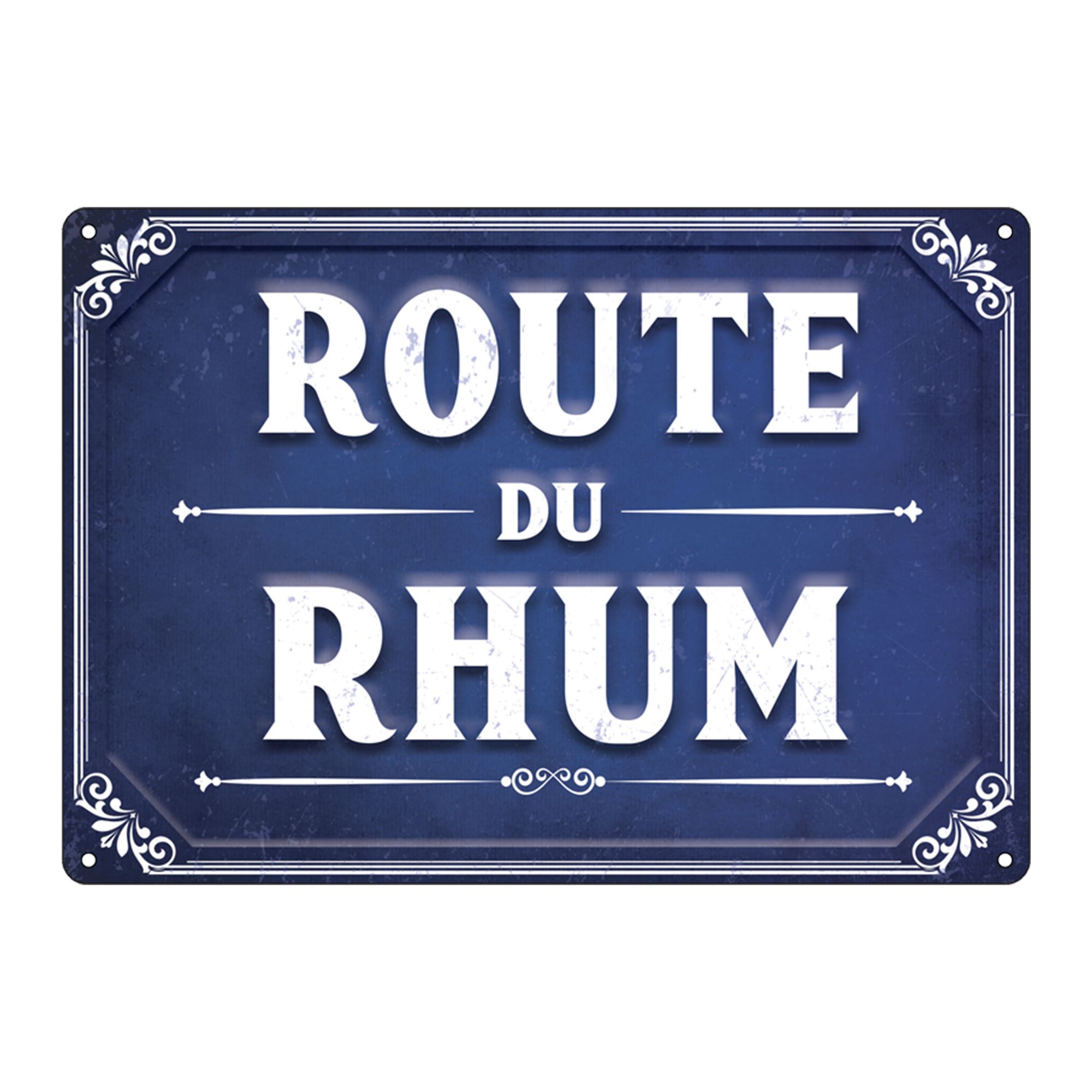 Plaque rue "route du rhum"