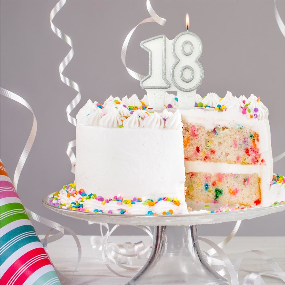 Bougie anniversaire 18