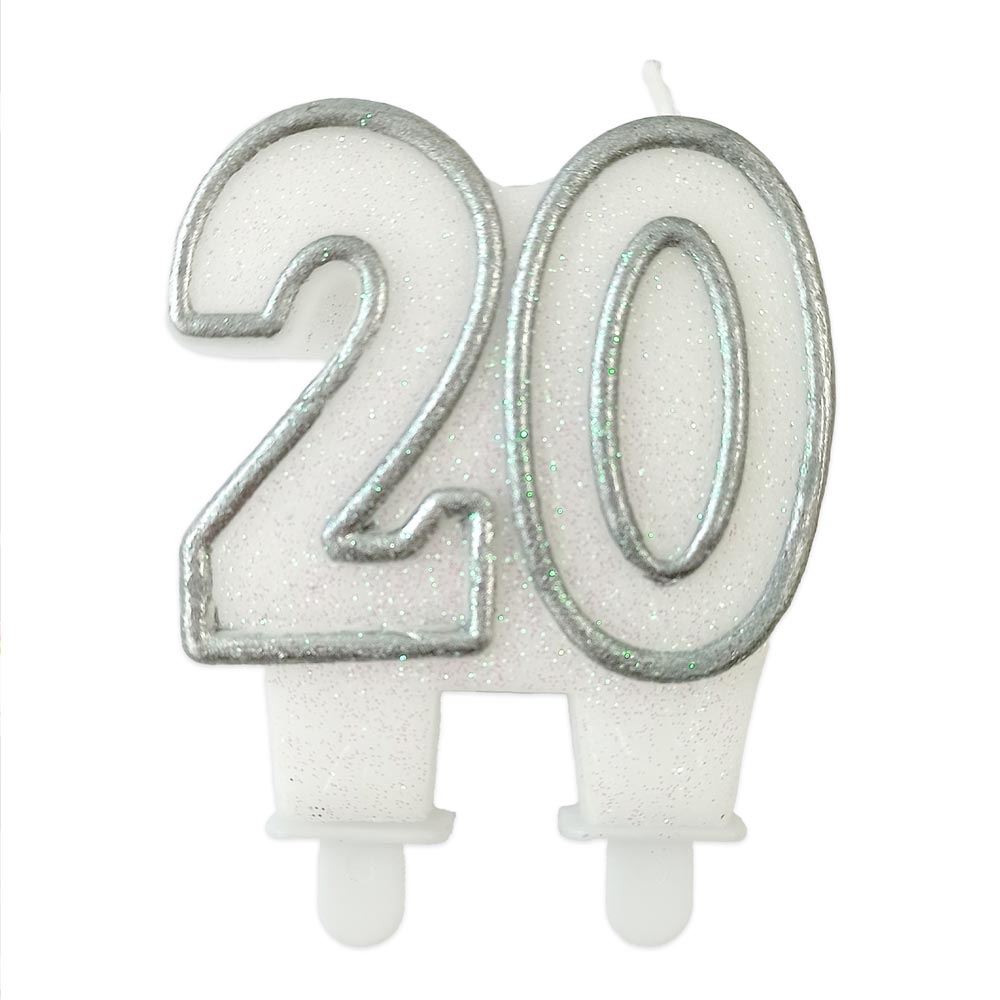 Bougie anniversaire 20