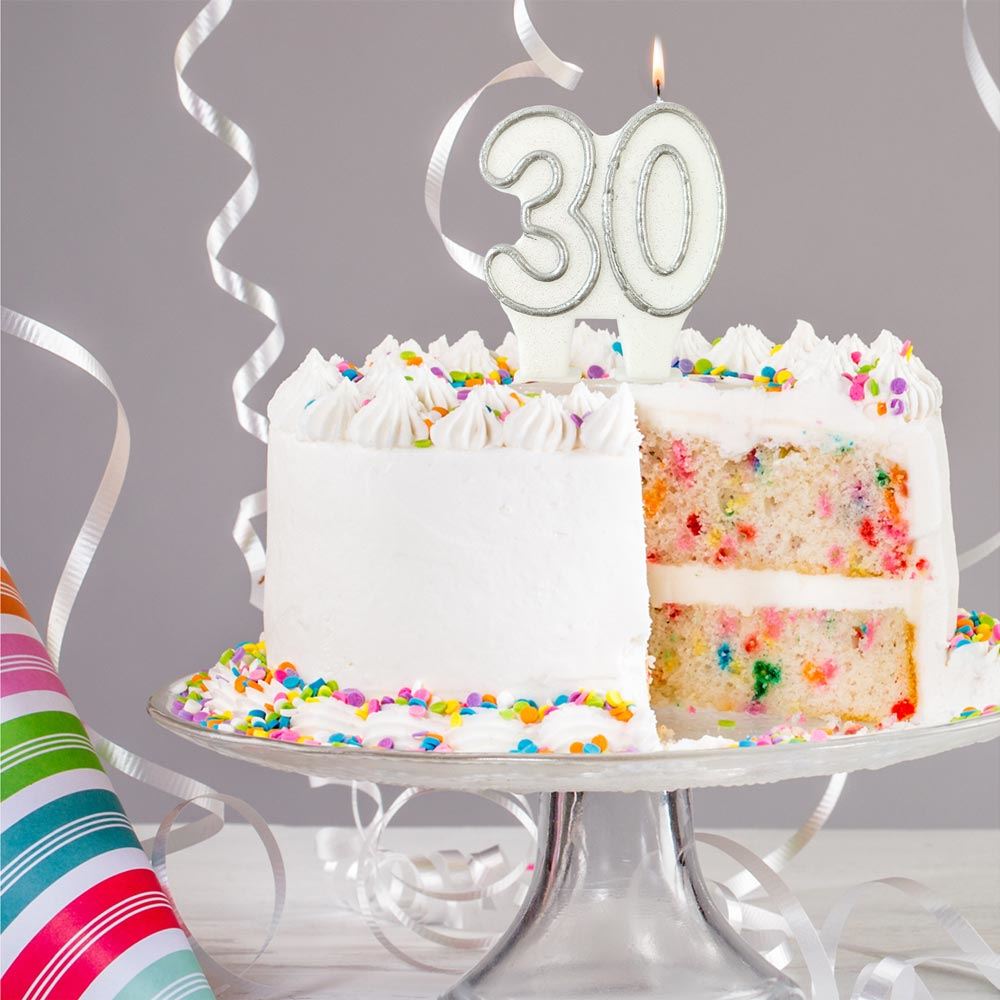 Bougie anniversaire 30